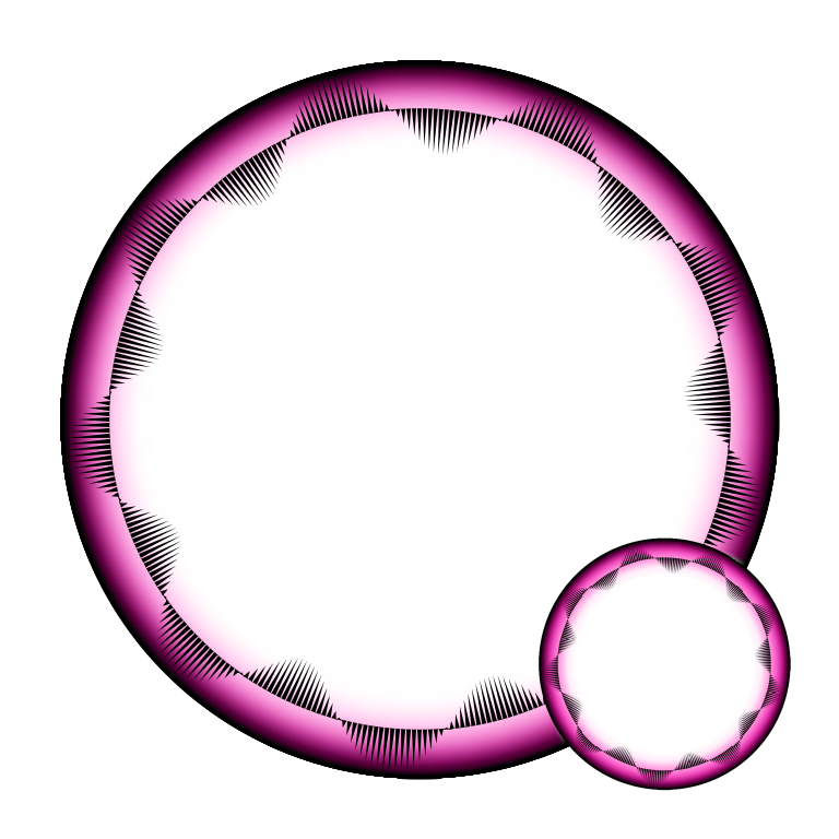 Black Wave Barbie Pink